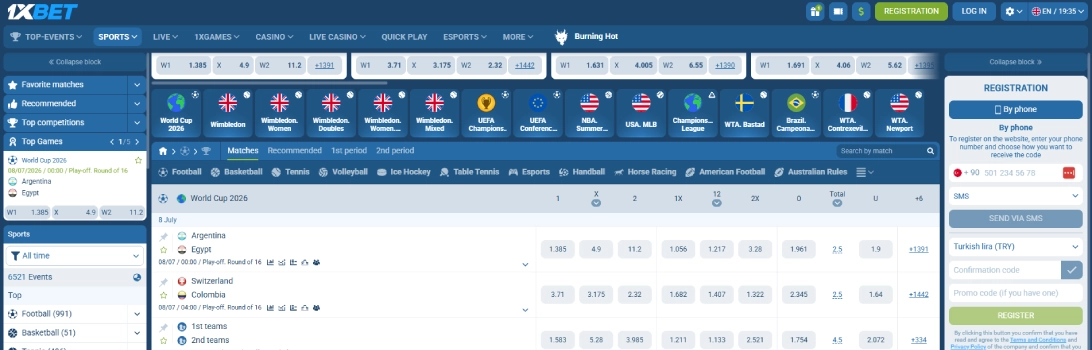 Grande cobertura de esportes, ligas e mercados para diferentes perfis de apostadores